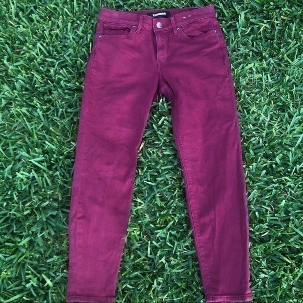 Burgundy Jeans    S1